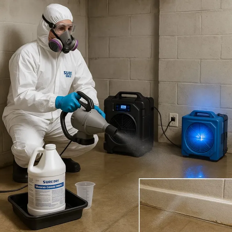 Sanitization and Odor Removal process in Wellington, TX